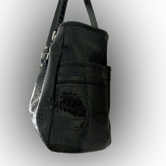 Liz Claiborne Black Tote Bag - Picture 3 of 5